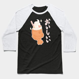 Taiyaki ice cream Baseball T-Shirt